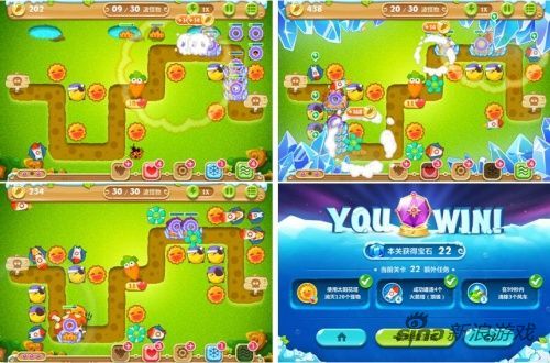 《保卫萝卜2》丛林主题第22关布阵图