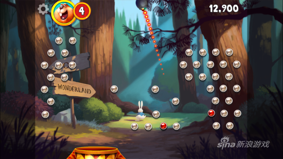 弹珠要清除掉所有红色小球