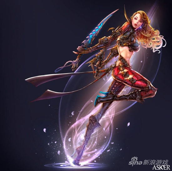 《魔剑英雄》刺客职业原画