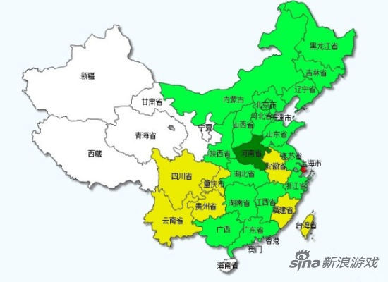 数据节点覆盖区域