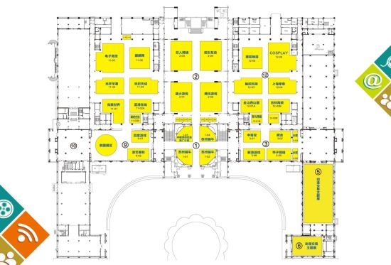 网博会主展馆示意图