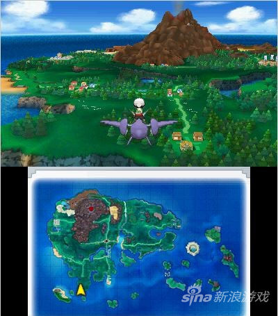 下屏可以确认所在位置