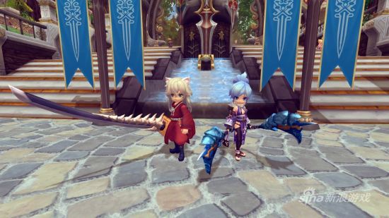 武士可以使用“太刀”或“双戟”，两者的战斗风格截然不同