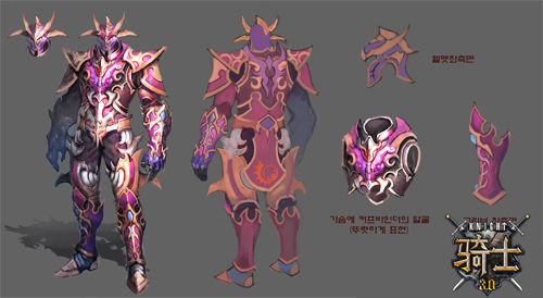 《骑士3.0》天神套装原画曝光