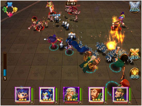 《夺塔奇兵》战斗实景