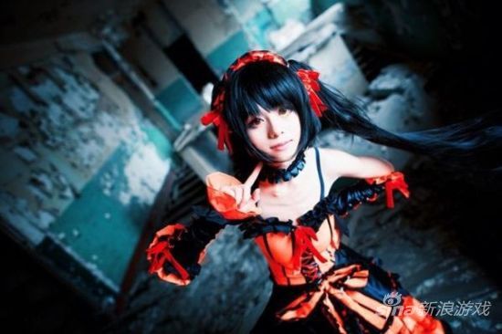 岛国伪娘cos时崎狂三惹人醉