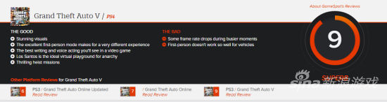 GameSpot评分9/10