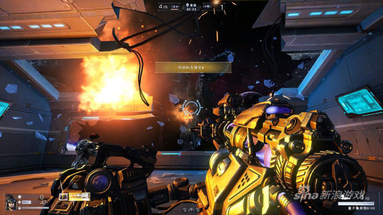 未来玩家将在游戏中使用英雄制式武器，对抗太空中的巨怪