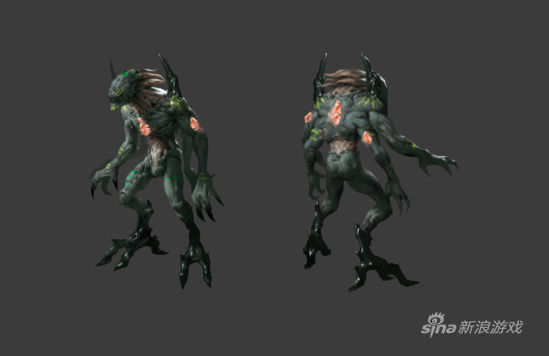 自适应AI副本中 全新高智商进攻型怪物设计图