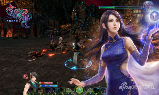 研发中战斗画面