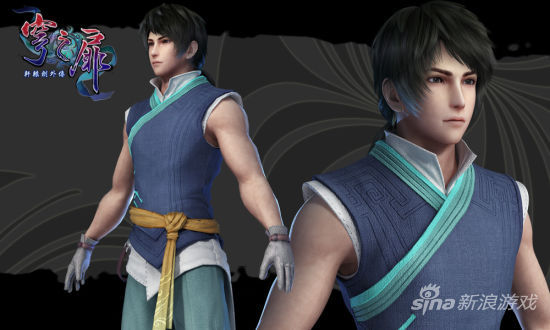 《轩辕剑外传穹之扉》男主角司空宇CG建模