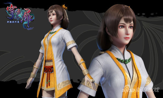 《轩辕剑外传穹之扉》女主角子巧CG建模