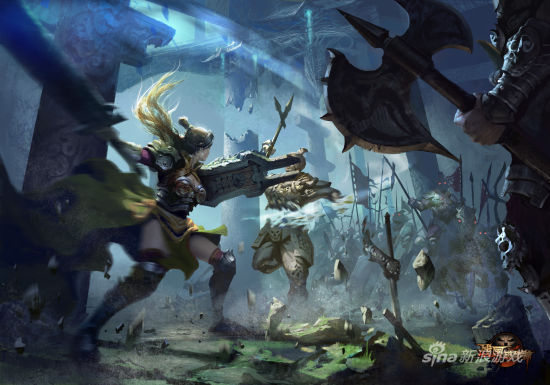 女武神精美插画