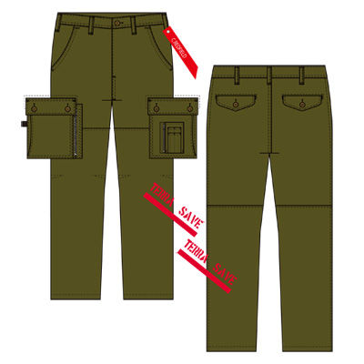 克莱尔的Alpha可拆卸工装裤