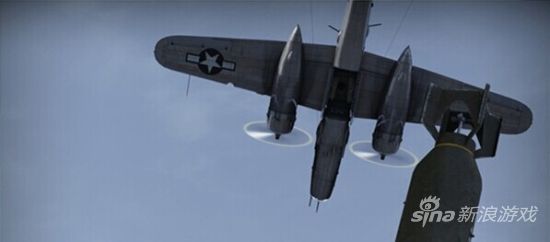 轰炸机对地投弹攻击