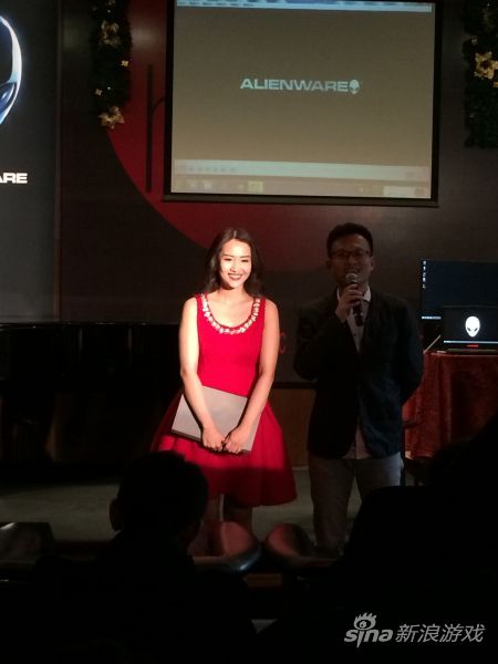 美女李思缘助阵Alienware自曝是玩家