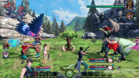 游戏战斗中界面UI