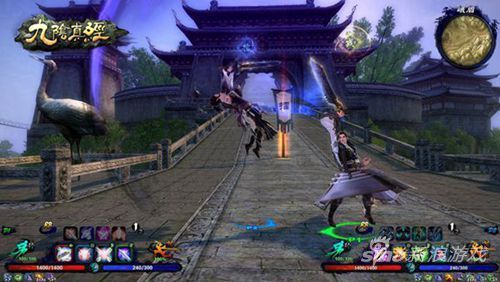 九阴真经大屏研发中的游戏画面