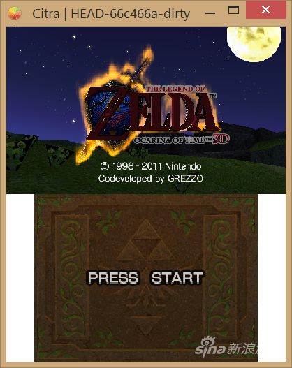 3DS模拟器已可启动《塞尔达：时之笛》