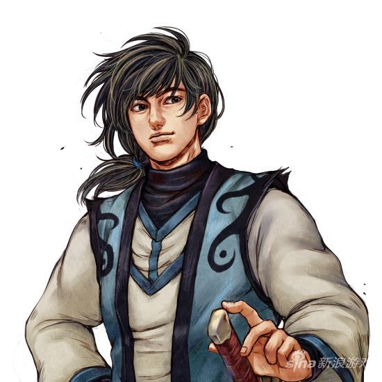 人物头像美术，这位拥有潇洒侠气的角色是谁呢？