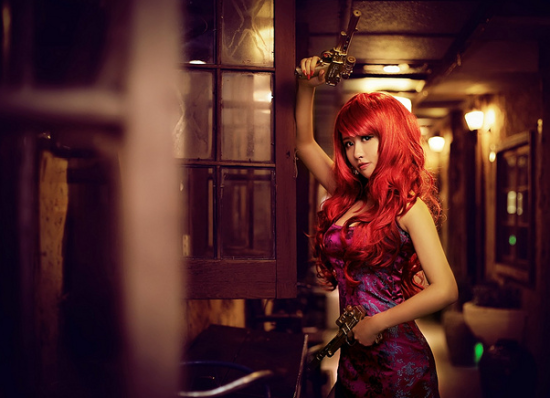 中国风好运姐 性感妩媚的双枪大姐头