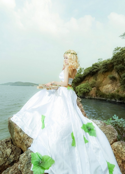 飘逸的缪斯女神 侧面都好唯美