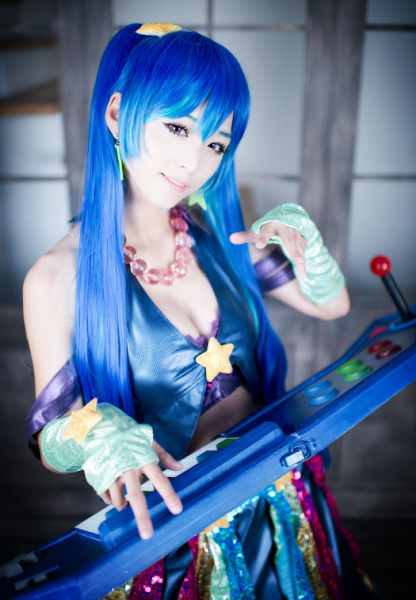 电琴动漫风的琴女