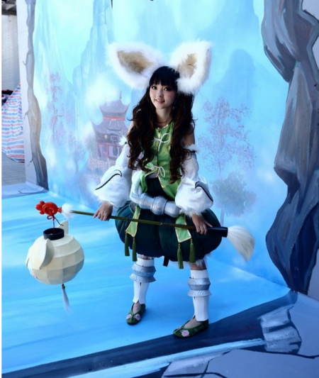 剑灵中的小萝莉扮演的实在太可爱了