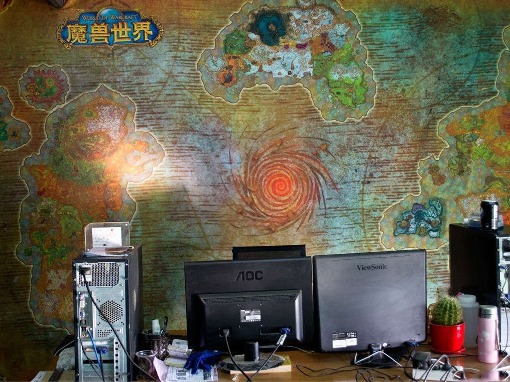 魔兽地图墙纸实装展示