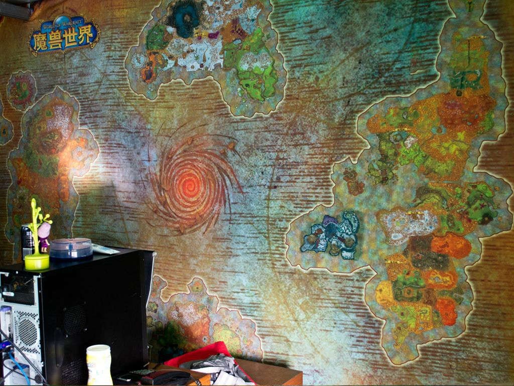 魔兽地图墙纸实装展示