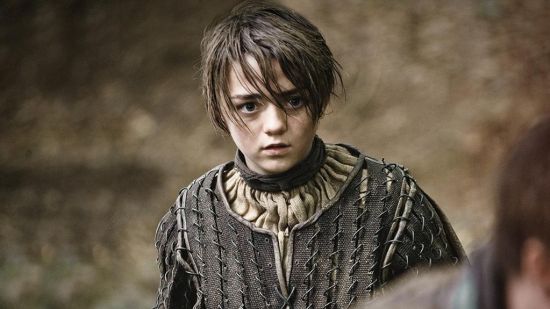 扮演Arya Stark的Maisie Williams