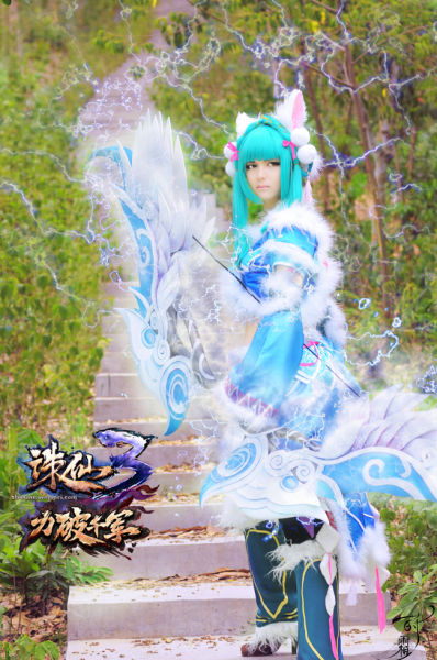 神裔烈山 弓箭加上特效好华丽