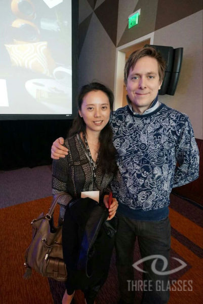 3Glasses CEO王洁与Unity创始人David Helgason