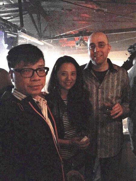 3Glasses CEO王洁和CMO江宗泽与EPIC (Unreal引擎 )创始人Tim Sweeney