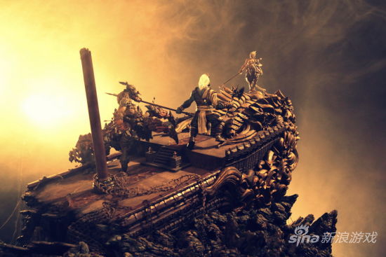 当年CJ与《斗战神》合作的一个展示品