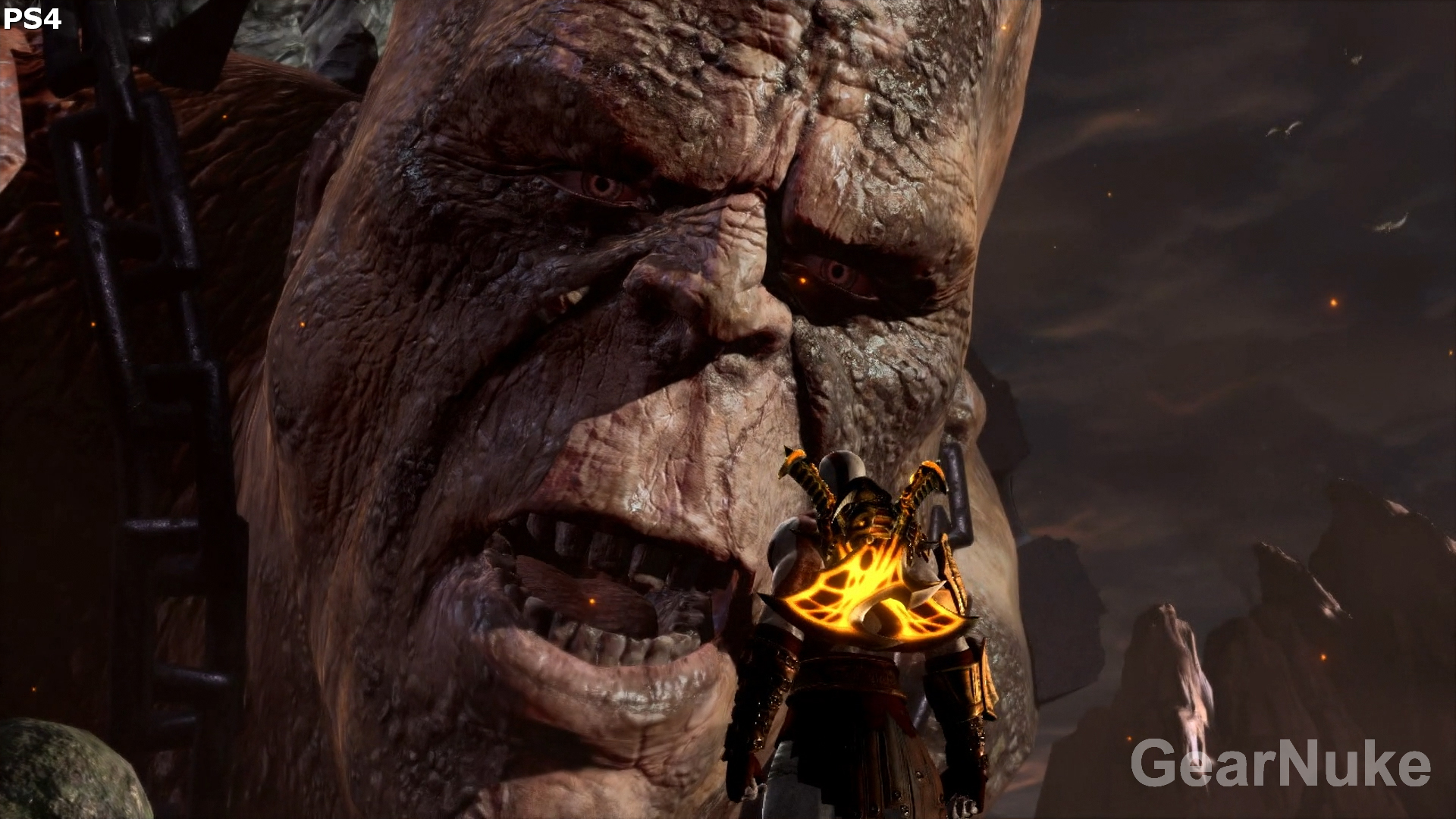 《战神3》ps4版与原版画面全高清震撼对比