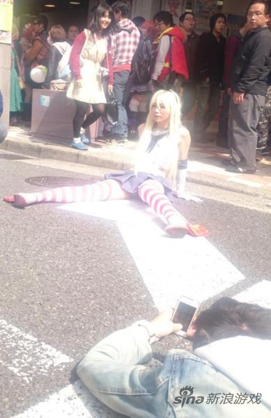 张开大腿的无节操coser
