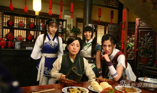 四位女主角共聚一堂