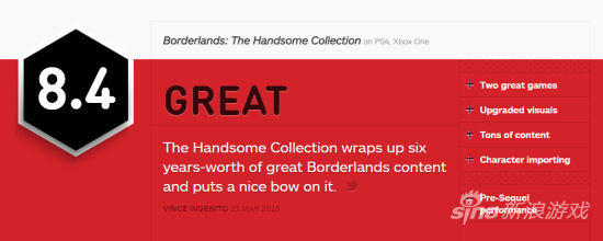 IGN给出了8.4分的评价