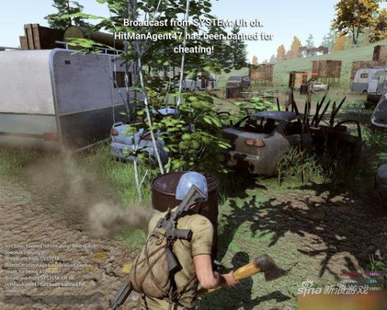 ↑噢不！HitMamAgent47作弊被封了