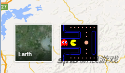 图标在谷歌地图的左下角