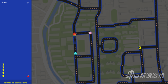 谷歌地图吃豆人彩蛋