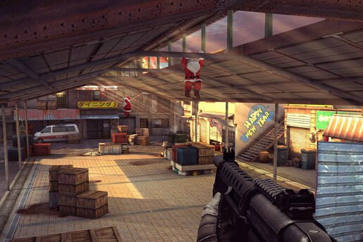 GameLoft等大厂的重度手游往往带有高画质，利于大屏表现(图为《现代战争5》)