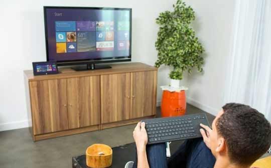 微软的多平台无线键盘