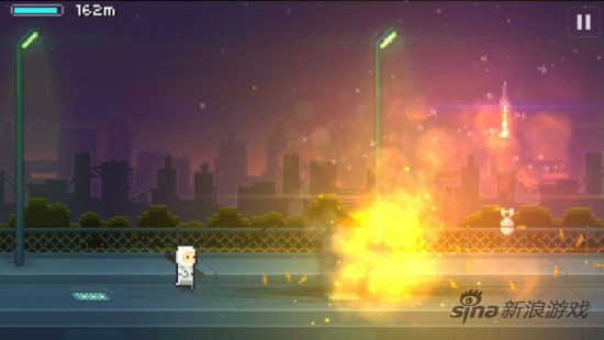 横版闯关游戏《Lastronaut》，开发商：Darrin Henein 