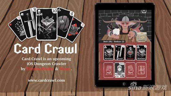 地牢卡牌游戏《Card Crawl》，开发商：Arnold Rauers 