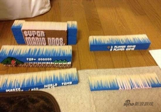 部分马里奥标题画面