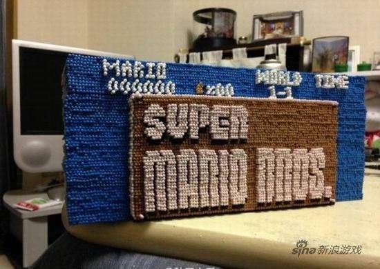 部分马里奥标题画面