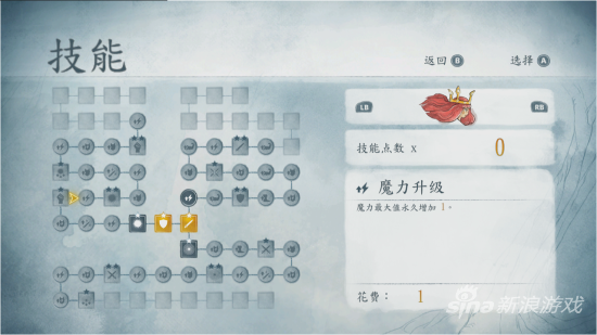 走格子的技能天赋树给了玩家充分的升级自由度