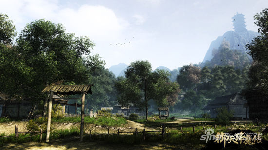 宁谧的村庄，剧情徐徐铺展